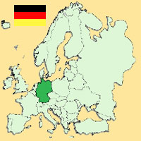 Guide pour la globalisation - Carte pour la localisation du Pays - Allemagne