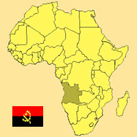 Guide pour la globalisation - Carte pour la localisation du Pays - Angola