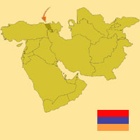 Guide pour la globalisation - Carte pour la localisation du Pays - Armnie