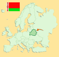 Guide pour la globalisation - Carte pour la localisation du Pays - Bielorussie