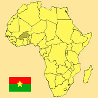 Guide pour la globalisation - Carte pour la localisation du Pays - Burkina Faso