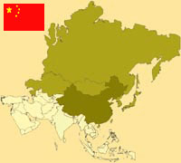 Guide pour la globalisation - Carte pour la localisation du Pays - Chine