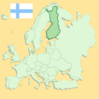 Guide pour la globalisation - Carte pour la localisation du Pays - Finlande