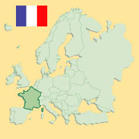 Guide pour la globalisation - Carte pour la localisation du Pays - France