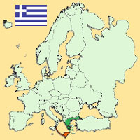 Guide pour la globalisation - Carte pour la localisation du Pays - Grce