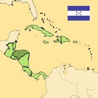 Guide pour la globalisation - Carte pour la localisation du Pays - Honduras