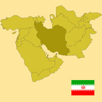 Guide pour la globalisation - Carte pour la localisation du Pays - Iran