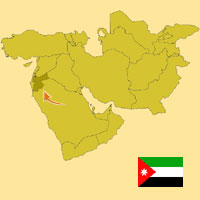 Guide pour la globalisation - Carte pour la localisation du Pays - Jordanie