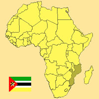Guide pour la globalisation - Carte pour la localisation du Pays - Mozambique