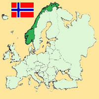 Guide pour la globalisation - Carte pour la localisation du Pays - Norvge