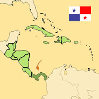 Guide pour la globalisation - Carte pour la localisation du Pays - Panama