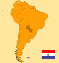 Guide pour la globalisation - Carte pour la localisation du Pays - Paraguay