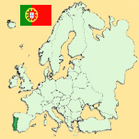 Guide pour la globalisation - Carte pour la localisation du Pays - Portugal