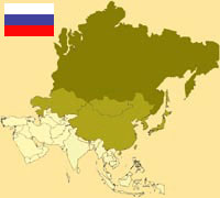 Guide pour la globalisation - Carte pour la localisation du Pays - Russie