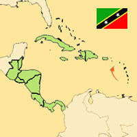 Guide pour la globalisation - Carte pour la localisation du Pays - St.Christophe et Nives