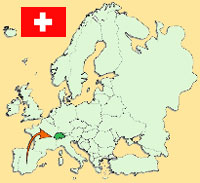 Guide pour la globalisation - Carte pour la localisation du Pays - Suisse