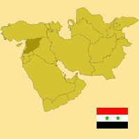 Guide pour la globalisation - Carte pour la localisation du Pays - Syrie