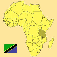 Guide pour la globalisation - Carte pour la localisation du Pays - Tanzanie