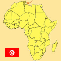 Guide pour la globalisation - Carte pour la localisation du Pays - Tunisie