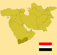 Guide pour la globalisation - Carte pour la localisation du Pays - Yemen