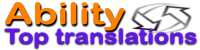 Ability Top Translations - Agence de traduction - traductions scientifiques